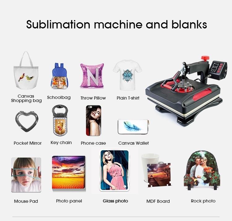 15inches main platen print items